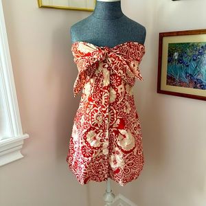 Blue Tassel Dress from Anthropologie size small